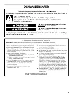 Preview for 3 page of Whirlpool Roper RUD4000MB2 Use & Care Manual