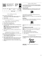 Preview for 11 page of Whirlpool Roper RUD4000MB2 Use & Care Manual