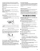 Preview for 13 page of Whirlpool Roper RUD4000MB2 Use & Care Manual