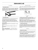 Предварительный просмотр 14 страницы Whirlpool Roper RUD6000PB2 Use & Care Manual