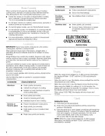 Preview for 8 page of Whirlpool RS310PXGW0 Use & Care Manual