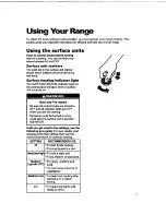 Preview for 7 page of Whirlpool RS385PCB Use And Care Manual