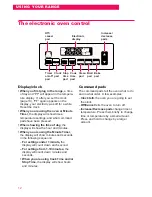 Preview for 12 page of Whirlpool RS386PXE Use And Care Manual