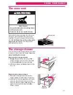 Preview for 23 page of Whirlpool RS386PXE Use And Care Manual