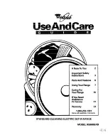 Whirlpool RS600BXB Use And Care Manual preview