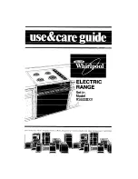 Whirlpool RS600BXV Use & Care Manual preview