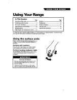 Preview for 7 page of Whirlpool RS600BXY User Manual