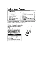 Preview for 7 page of Whirlpool RS6755XB Use & Care Manual