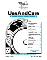 Preview for 1 page of Whirlpool RS675PXE Use And Care Manual