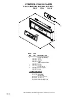 Preview for 4 page of Whirlpool RS675PXGB0 Parts List