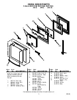 Preview for 5 page of Whirlpool RS675PXGB0 Parts List