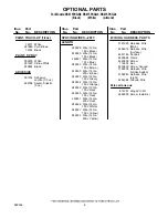 Preview for 8 page of Whirlpool RS675PXGB0 Parts List