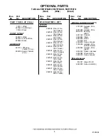 Preview for 8 page of Whirlpool RS675PXGB10 Parts List