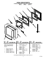 Preview for 5 page of Whirlpool RS675PXGB4 Parts List