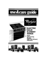 Preview for 1 page of Whirlpool RS676PXV Use & Care Manual