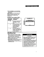 Preview for 17 page of Whirlpool RS677PX Use & Care Manual