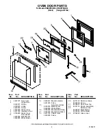 Предварительный просмотр 6 страницы Whirlpool RS696PXGB14 Parts List