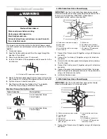 Предварительный просмотр 6 страницы Whirlpool RS696PXGQ Installation Instructions Manual