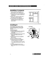 Предварительный просмотр 8 страницы Whirlpool RT14DKXE Use And Care Manual