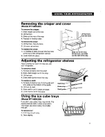 Предварительный просмотр 11 страницы Whirlpool RT14DKXE Use And Care Manual