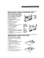 Предварительный просмотр 11 страницы Whirlpool RT17DK Using Manual