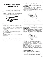 Предварительный просмотр 15 страницы Whirlpool RUD1000 Use And Care Manual