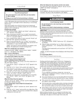 Preview for 10 page of Whirlpool RY160LXTB02 Use & Care Manual