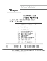 Предварительный просмотр 1 страницы Whirlpool S-04-GNF24E WO Service And Parts Manual