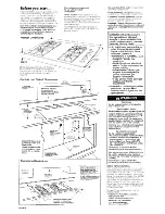 Предварительный просмотр 2 страницы Whirlpool SC 8630 Installation Instructions