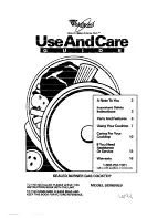 Whirlpool SC8630EB Use And Care Manual предпросмотр