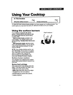 Preview for 7 page of Whirlpool SC8630EB Use And Care Manual