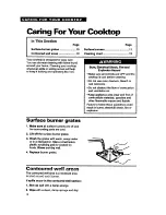 Preview for 10 page of Whirlpool SC8630EB Use And Care Manual