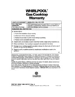 Preview for 16 page of Whirlpool SC8630EB Use And Care Manual