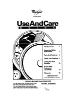 Предварительный просмотр 1 страницы Whirlpool SC8630ED Use And Care Manual