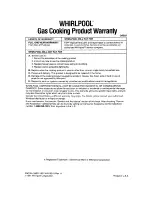 Предварительный просмотр 12 страницы Whirlpool SC863OEW Use & Care Manual