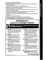 Preview for 3 page of Whirlpool SE950PER Use & Care Manual