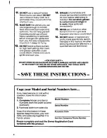 Preview for 4 page of Whirlpool SE960PEP Use & Care Manual