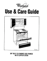 Preview for 1 page of Whirlpool SE960PEYN1 Use & Care Manual