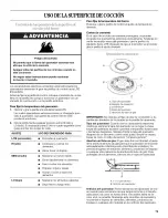 Preview for 19 page of Whirlpool SF110AXSQ1 Use & Care Manual