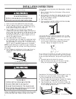 Preview for 8 page of Whirlpool SF114PXSB Installation Instructions Manual