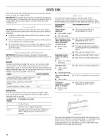 Предварительный просмотр 10 страницы Whirlpool SF114PXSB2 Use & Care Manual