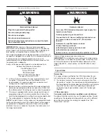 Preview for 6 page of Whirlpool SF114PXSQ1 Installation Instructions Manual