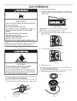 Preview for 12 page of Whirlpool SF114PXSQ1 Installation Instructions Manual