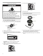 Preview for 14 page of Whirlpool SF114PXSQ1 Installation Instructions Manual