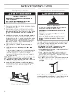 Preview for 22 page of Whirlpool SF114PXSQ1 Installation Instructions Manual