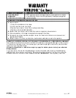 Preview for 39 page of Whirlpool SF195LEH Use & Care Manual