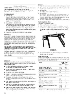 Preview for 10 page of Whirlpool SF216LXS Use & Care Manual