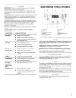 Preview for 7 page of Whirlpool SF216LXSM1 Use & Care Manual