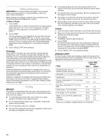 Preview for 10 page of Whirlpool SF216LXSM1 Use & Care Manual