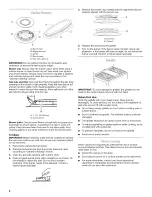 Предварительный просмотр 6 страницы Whirlpool SF216LXSM2 Use & Care Manual